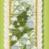 Textile Heritage Lily Of The Valley Counted Cross Stitch Bookmark Kit Multicolor