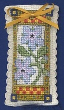 Textile Heritage Lavender Sachet Counted Cross Stitch Kit - Medieval Garden Multicolor -Michaels Stores 72067543220712137 2