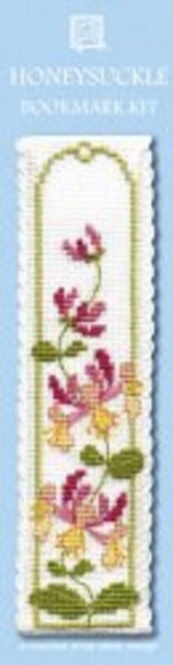Textile Heritage Honeysuckle Counted Cross Stitch Bookmark Kit Multicolor -Michaels Stores 72072362798772937 2
