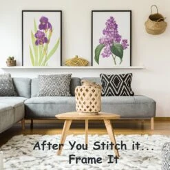 Lilac Flower Inspired By Pierre-Joseph Redoute Counted Cross Stitch Pattern 29 Lilac Flower Inspired By Pierre-Joseph Redoute Counted Cross Stitch Pattern -Michaels Stores 7855781720027 2