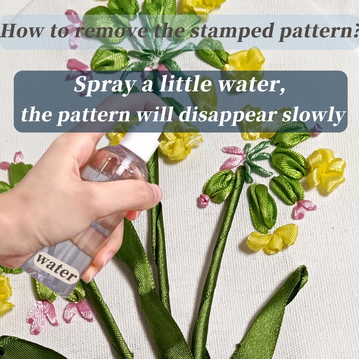 Embroidery Kit For Beginners,Plants Flowers Pre-Stamped Pattern Kits 7 Embroidery Kit For Beginners,Plants Flowers Pre-Stamped Pattern Kits - Image 5