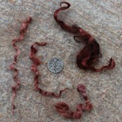 REAL MOHAIR LOCKS. Organic Hand-Dyed Curly Wool For Rooting Doll Hair, Felting, Blending, Spinning. 1oz -Michaels Stores 85838732321808