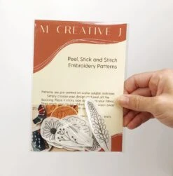 MCreativeJ Wildflowers - Peel Stick And Stitch Hand Embroidery Patterns 10 MCreativeJ Wildflowers - Peel Stick And Stitch Hand Embroidery Patterns -Michaels Stores 9683035652921