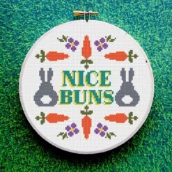 Nice Buns Counted Cross Stitch DIY KIT 12 Nice Buns Counted Cross Stitch DIY KIT -Michaels Stores 9683043210809