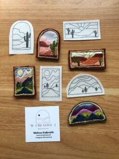 MCreativeJ Landscapes- Peel Stick And Stitch Hand Embroidery Patterns 13 MCreativeJ Landscapes- Peel Stick And Stitch Hand Embroidery Patterns -Michaels Stores 9683050332985