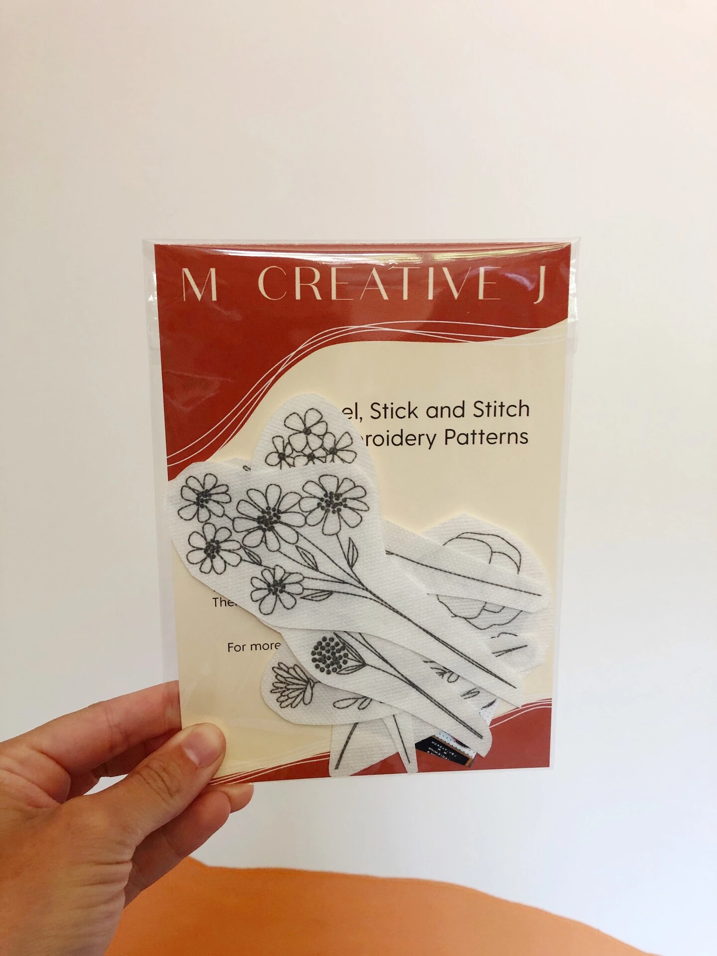 MCreativeJ Wildflower Stems - Peel Stick And Stitch Hand Embroidery Patterns 6 MCreativeJ Wildflower Stems - Peel Stick And Stitch Hand Embroidery Patterns - Image 4