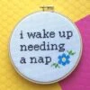 Wake Up Needing A Nap Counted Cross Stitch DIY KIT Intermediate 1 Wake Up Needing A Nap Counted Cross Stitch DIY KIT Intermediate -Michaels Stores 9683063920185