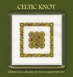 Textile Heritage Coaster Kit - Celtic Knot Multicolor
