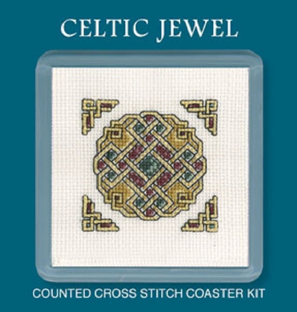 Textile Heritage Coaster Kit - Celtic Jewel Multicolor 3 Textile Heritage Coaster Kit - Celtic Jewel Multicolor