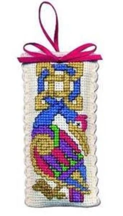 Textile Heritage Lavender Sachet Counted Cross Stitch Kit - Celtic Bird Multicolor -Michaels Stores 9949222433481 1