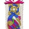 Textile Heritage Lavender Sachet Counted Cross Stitch Kit - Celtic Bird Multicolor -Michaels Stores 9949222433481
