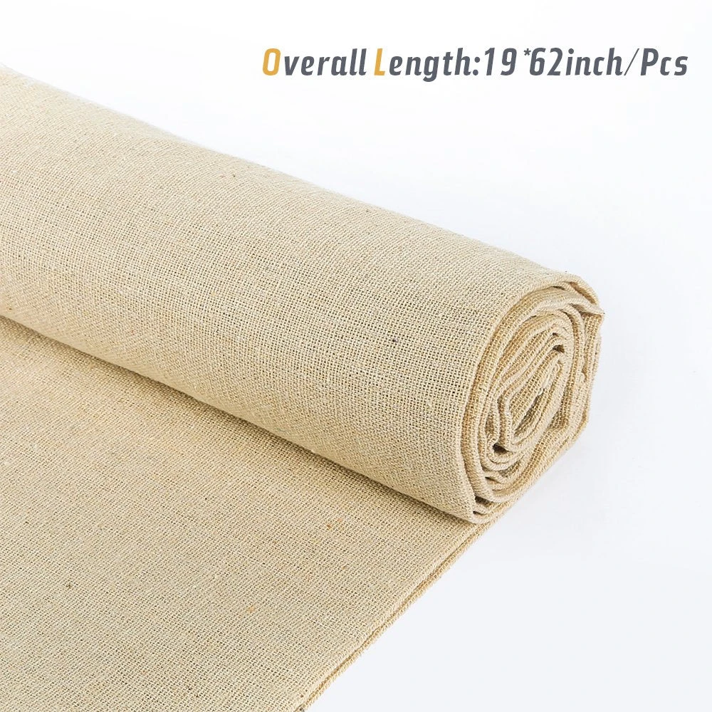 Caydo 3 Pieces Large Size Linen Needlework Fabric For Garment Craft, Flower Pot Decoration And Tablecloth, 62 By 19 Inch 7 Caydo 3 Pieces Large Size Linen Needlework Fabric For Garment Craft, Flower Pot Decoration And Tablecloth, 62 By 19 Inch - Image 5