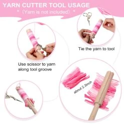 3 Pieces Latch Hook Tool Rug Mesh Fabric Canvas Wooden Bent Latch Hook Tool Yarn Cutter Embroidery Crafts Supplies For DIY Rug Carpet Tapestry Making, 19 X 59 Inches 31 3 Pieces Latch Hook Tool Rug Mesh Fabric Canvas Wooden Bent Latch Hook Tool Yarn Cutter Embroidery Crafts Supplies For DIY Rug Carpet Tapestry Making, 19 X 59 Inches -Michaels Stores 99736044722224 1