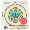Dimensions 72-76313 Floral Moth Needlepoint Embroidery Kit For Adults, 6" D, Multicolor, 5pcs -Michaels Stores 99736247375920