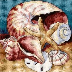 Wilton Dimensions Needlecrafts Needlepoint, Shell Collage, By The Yard 22 Wilton Dimensions Needlecrafts Needlepoint, Shell Collage, By The Yard -Michaels Stores 99736253405232 1