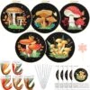5 Sets Mushroom Embroidery Kit For Beginners With Pattern And Instructions Include Embroidery Cloth Hoops Threads For Craft Lover Hand Stitch DIY Adult Hand Needlepoint -Michaels Stores 99736277243952