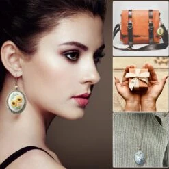 ZOCONE 4 Packs Embroidery Necklace Kit, Embroidery Pendant Kit Mini Cross Stitch Kit With Hoop, Necklace, Pendant, Stamped Pattern Cloth, Instructions, Etc., Embroidery Kit For Adults 30 ZOCONE 4 Packs Embroidery Necklace Kit, Embroidery Pendant Kit Mini Cross Stitch Kit With Hoop, Necklace, Pendant, Stamped Pattern Cloth, Instructions, Etc., Embroidery Kit For Adults -Michaels Stores 99736398370864 1