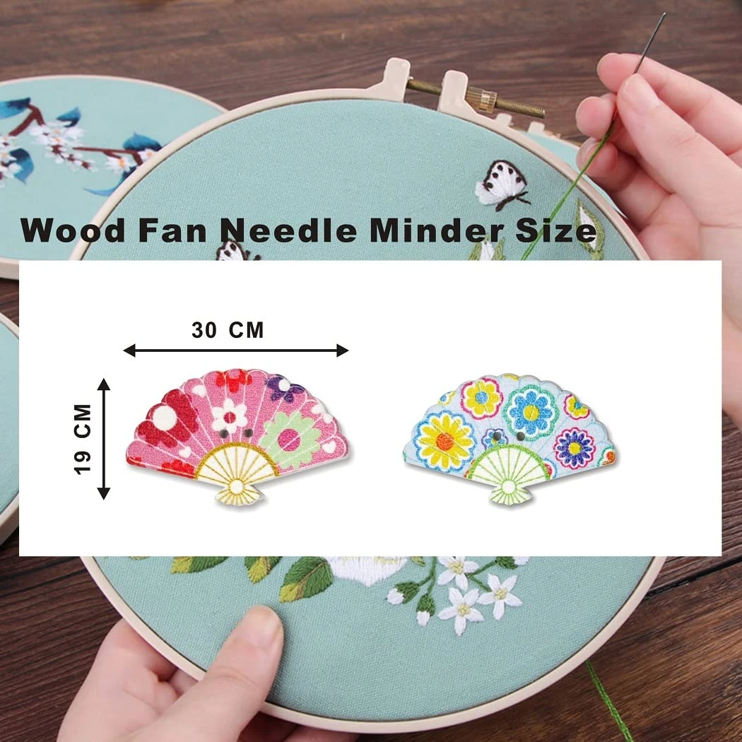 4 Pieces Fan Needle Minder,Magnetic Pin Holder For Cross Stitch, Needlework And Embroidery Accessories,Magnetic Needle Nanny 13 4 Pieces Fan Needle Minder,Magnetic Pin Holder For Cross Stitch, Needlework And Embroidery Accessories,Magnetic Needle Nanny - Image 11
