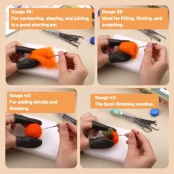 80PCS Needle Felting Needles, 4 Sizes Wool Felting Needles, Needle Felting Tools Supplies Kit With Felting Needles Fingercots Storage Box For DIY Wool Felting Crafts 35 80PCS Needle Felting Needles, 4 Sizes Wool Felting Needles, Needle Felting Tools Supplies Kit With Felting Needles Fingercots Storage Box For DIY Wool Felting Crafts -Michaels Stores 99737070229552 2