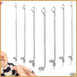 7 Pcs Latch Crochet Hooks Sewing Needles DIY Weave Knitting Tools For Revamping Sweater Or Socks 33 7 Pcs Latch Crochet Hooks Sewing Needles DIY Weave Knitting Tools For Revamping Sweater Or Socks -Michaels Stores 99737101686832 2