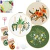 3 Sets Embroidery Kit For Beginners Needlepoint Cross Stitch Kits For Adults,Stitch Learning DIY Sets With Instruction Video,Stamped Floral Patterns,Hoop,Threads,Sewing Hobby 2 3 Sets Embroidery Kit For Beginners Needlepoint Cross Stitch Kits For Adults,Stitch Learning DIY Sets With Instruction Video,Stamped Floral Patterns,Hoop,Threads,Sewing Hobby -Michaels Stores 99737257662512